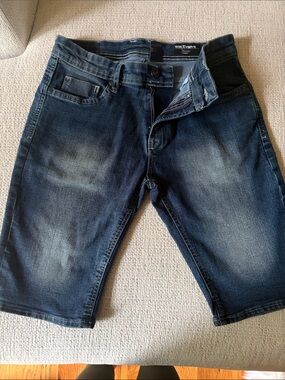 Women’s Dark Blue Denim Jean Shorts